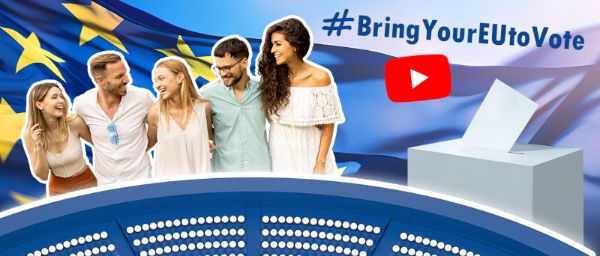 Headerbild des EU-Online-Videowettbewerbs #BringYourEUtoVote