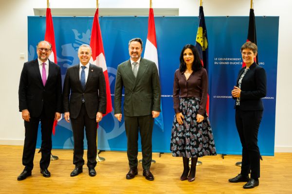 Außenminister Alexander Schallenberg bei einem Treffen der deutschsprachigen Außenminister