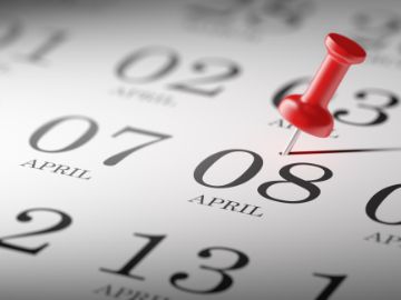 Kalender Datum 8. April