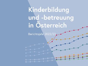 Cover Broschüre Kinderbildung und -betreuung