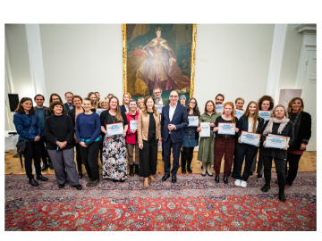 Gruppenfoto Auszeichnung gesundheitskompetente Jugendarbeit am 23. November 2022