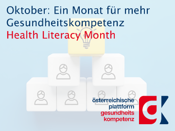 Illustration: Oktober: Monat der Gesundheitskompetenz